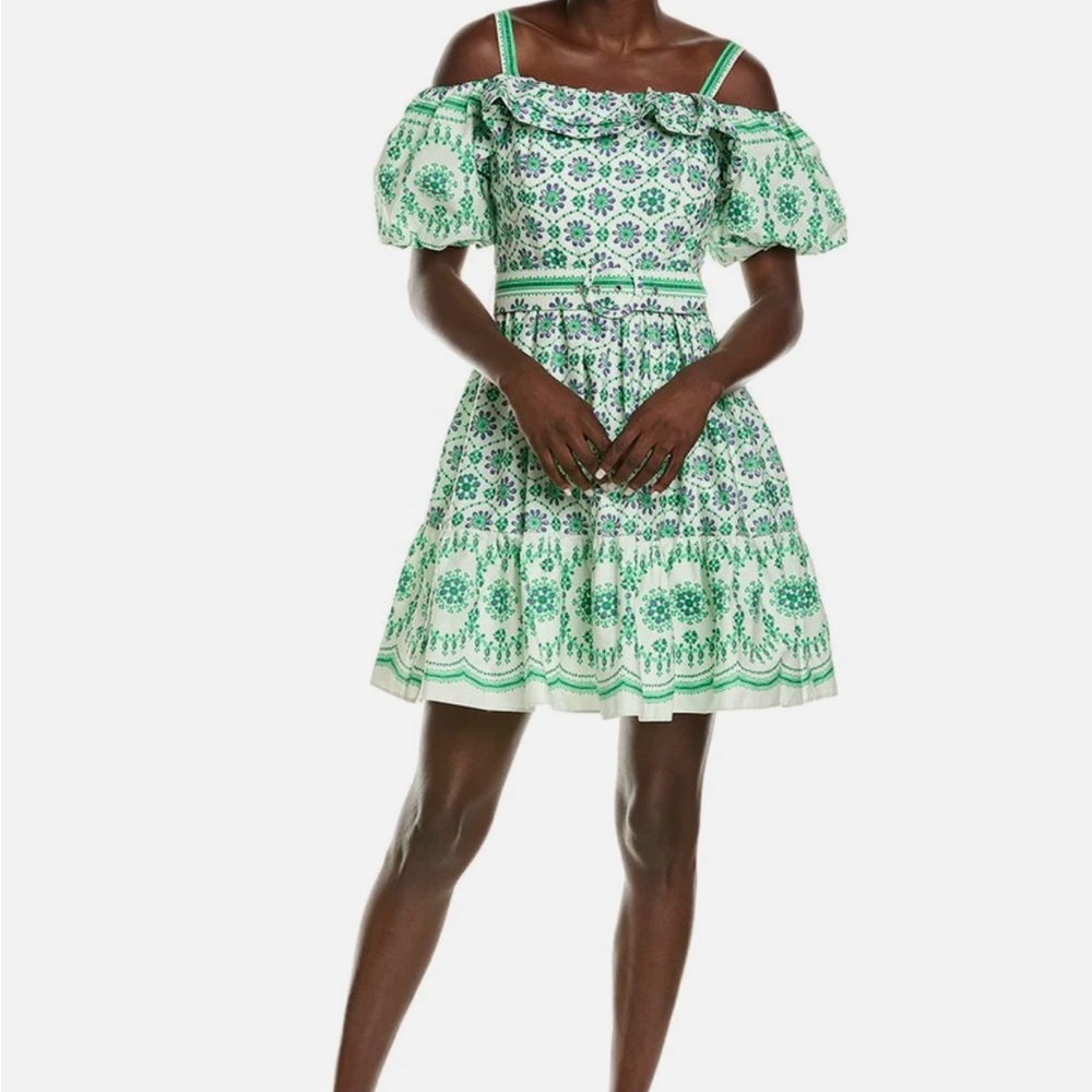 Brand new with tags Maison Tara Dress with belt-lined